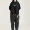 Hoodie-Sweatshirt aus Fleece mit Givenchy-Tape-Print