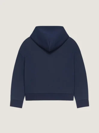 Kapuzenpullover mit Reißverschluss aus Scuba