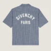 Kariertes Hemd aus Baumwolle mit Givenchy Paris-Stickerei