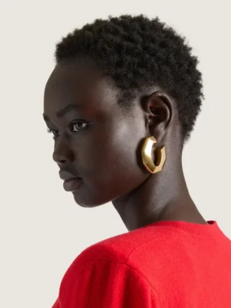 Kettenohrringe aus Metall