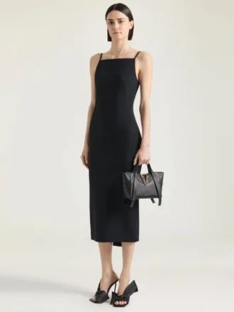 Kleine Snatch-Tasche aus genarbtem Leder