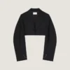 Kurze Cocoon-Jacke aus Wolle und Mohair Kurze Cocoon-Jacke aus Wolle und Mohair