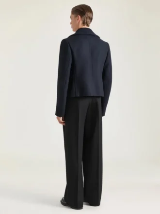 Kurzer Peacoat aus Wolle