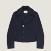 Kurzer Peacoat aus Wolle Kurzer Peacoat aus Wolle