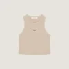 Kurzes Tanktop aus Baumwolle mit Givenchy Paris-Print