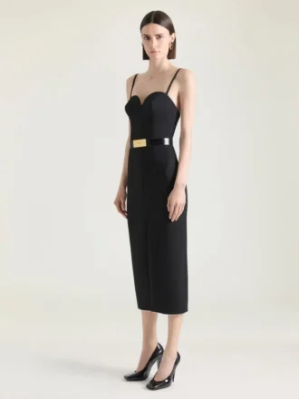 Label-Gürtel aus Box-Leder