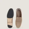 Label-Loafer aus Wildleder