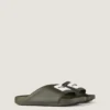 Label Slide Mules aus Gummi