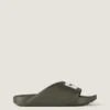 Label Slide Mules aus Gummi