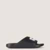 Label Slide Mules aus Gummi