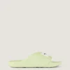 Label Slide Mules aus Gummi