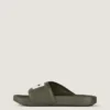 Label Slide Mules aus Gummi