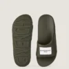 Label Slide Mules aus Gummi