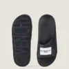 Label Slide Mules aus Gummi
