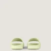 Label Slide Mules aus Gummi