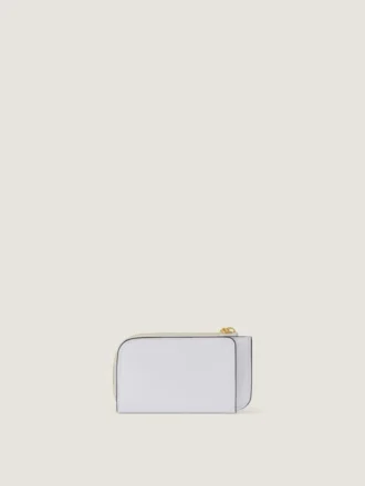 Lucky Charms Kartenetui mit Reißverschluss aus Box-Leder