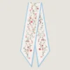 Maxi-Bandeau aus Seide mit Blumenprint Maxi-Bandeau aus Seide mit Blumenprint