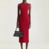 Midi-Kleid aus Crêpe Cady Midi-Kleid aus Crêpe Cady