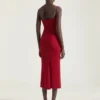 Midi-Kleid aus Crêpe Cady Midi-Kleid aus Crêpe Cady