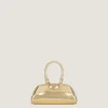 Mini-Antigona-East-West-Tasche aus laminiertem Leder Mini-Antigona-East-West-Tasche aus laminiertem Leder