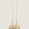 Mini-Antigona-East-West-Tasche aus laminiertem Leder Mini-Antigona-East-West-Tasche aus laminiertem Leder
