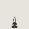 Mini-Antigona-East-West-Tasche aus Leder mit Spiegeleffekt