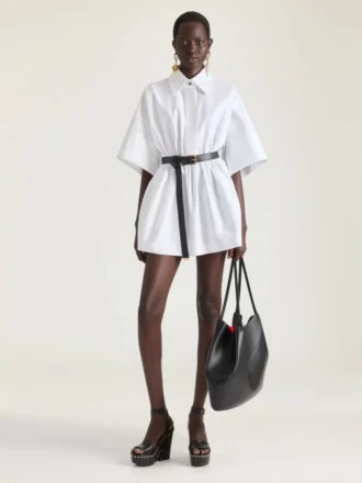 Mini-Hemdkleid aus Popeline