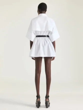 Mini-Hemdkleid aus Popeline