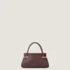 Mini-Pinch-Tasche aus genarbtem Leder Mini-Pinch-Tasche aus genarbtem Leder