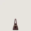 Mini-Pinch-Tasche aus genarbtem Leder Mini-Pinch-Tasche aus genarbtem Leder