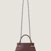 Mini-Pinch-Tasche aus genarbtem Leder Mini-Pinch-Tasche aus genarbtem Leder