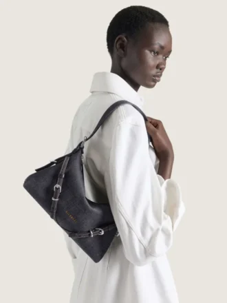 Mini Voyou Bag aus Denim