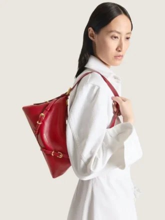 Mini-Voyou Bag aus glänzendem Leder