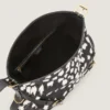 Mittlere Voyou Bag aus Leder in Pony-Optik mit Animal-Print