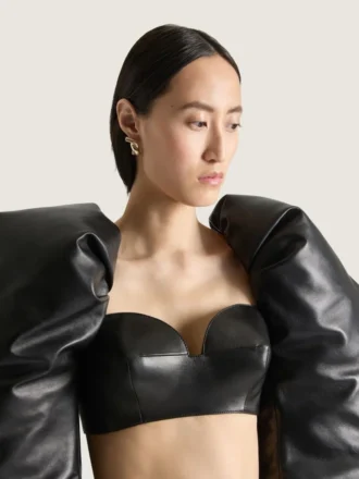 Ohrring- und Earcuff-Set aus Metall mit Kettengliedern