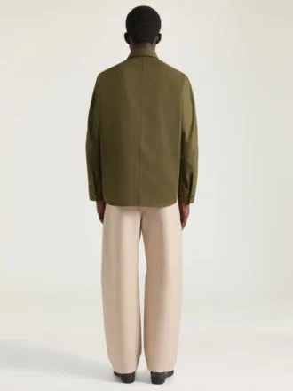 Overshirt mit Couture-Naht aus Baumwolle mit Givenchy Paris-Patch