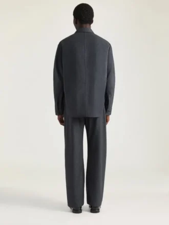 Overshirt mit Couture-Naht aus Flanell