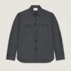 Overshirt mit Couture-Naht aus Flanell