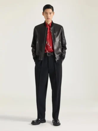 Pilotenjacke aus Leder