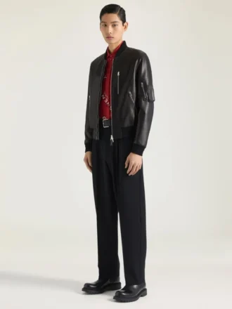 Pilotenjacke aus Leder