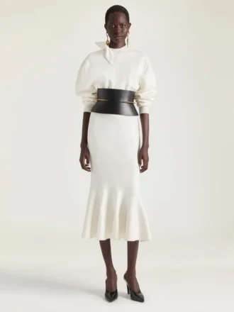 Pinch-Korsettgürtel aus Nappaleder