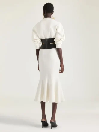 Pinch-Korsettgürtel aus Nappaleder