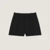 Plissierte Shorts aus Wolle