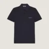 Polo aus Baumwolle mit Givenchy Paris-Grosgrain