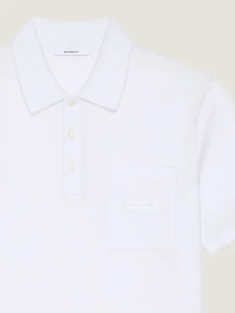 Polohemd aus Baumwolle mit Givenchy-Aufnäher