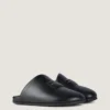 Puffy Mules aus Nappaleder