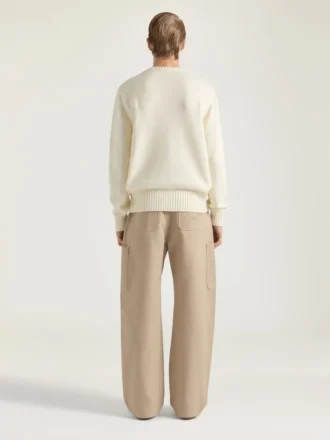 Pullover aus Baumwollstrick mit „Givenchy Paris“-Stickerei