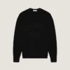Pullover aus Baumwollstrick mit „Givenchy Paris“-Stickerei