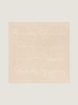 Quadratisches Motiv aus Seidenjacquard mit Givenchy-Signatur