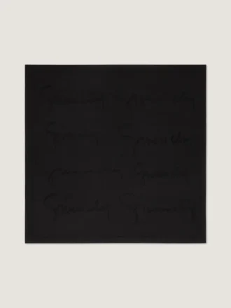 Quadratisches Motiv aus Seidenjacquard mit Givenchy-Signatur